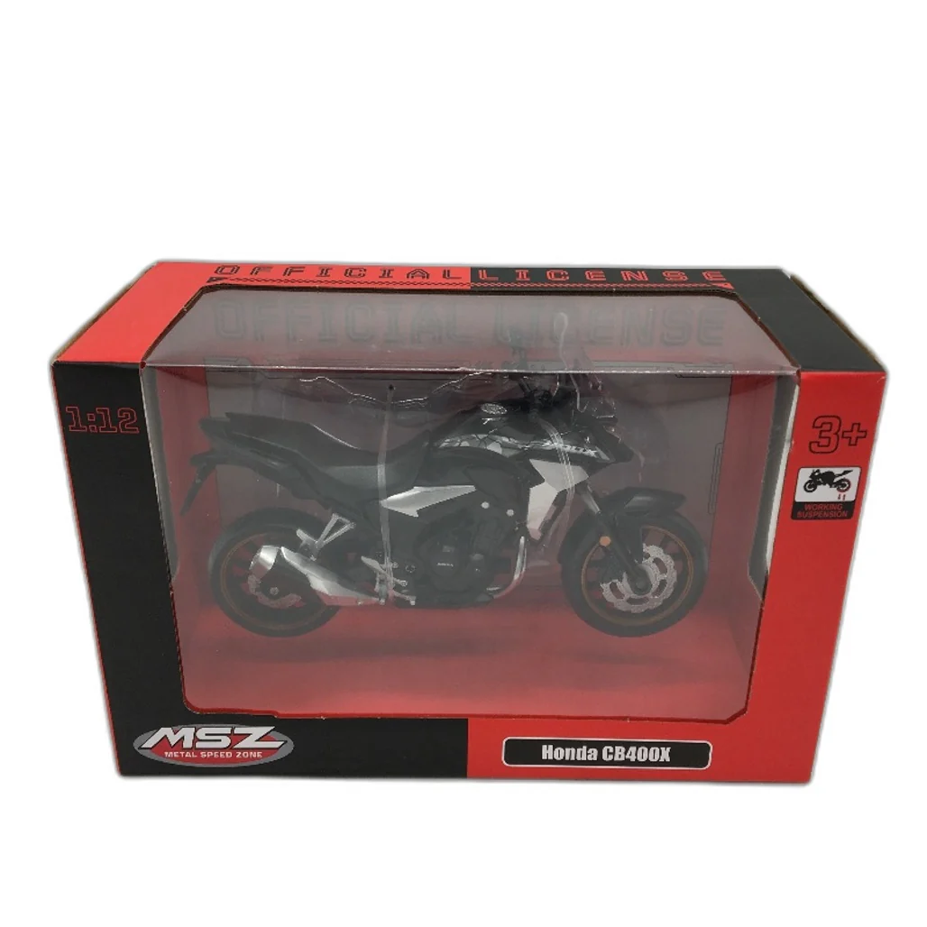 MSZ 1:12 Scale Honda CB400X and Kawasaki Ninja H2R Die Cast Model Bikes NEW - Image 4