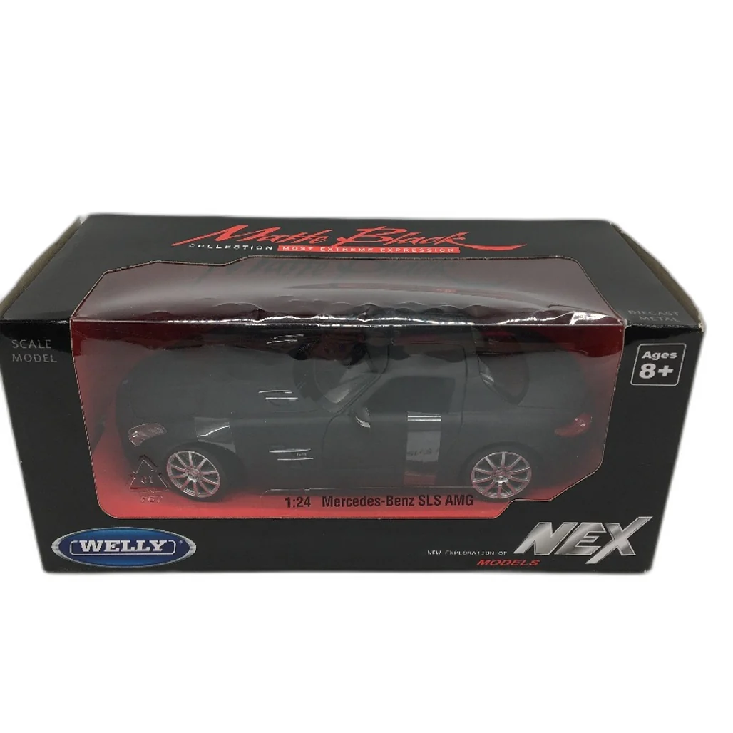 MSZ 1:24 2013 Dodge Challenger & Mercedes-Benz SLS AMG Die Cast Model Cars NEW - Image 2