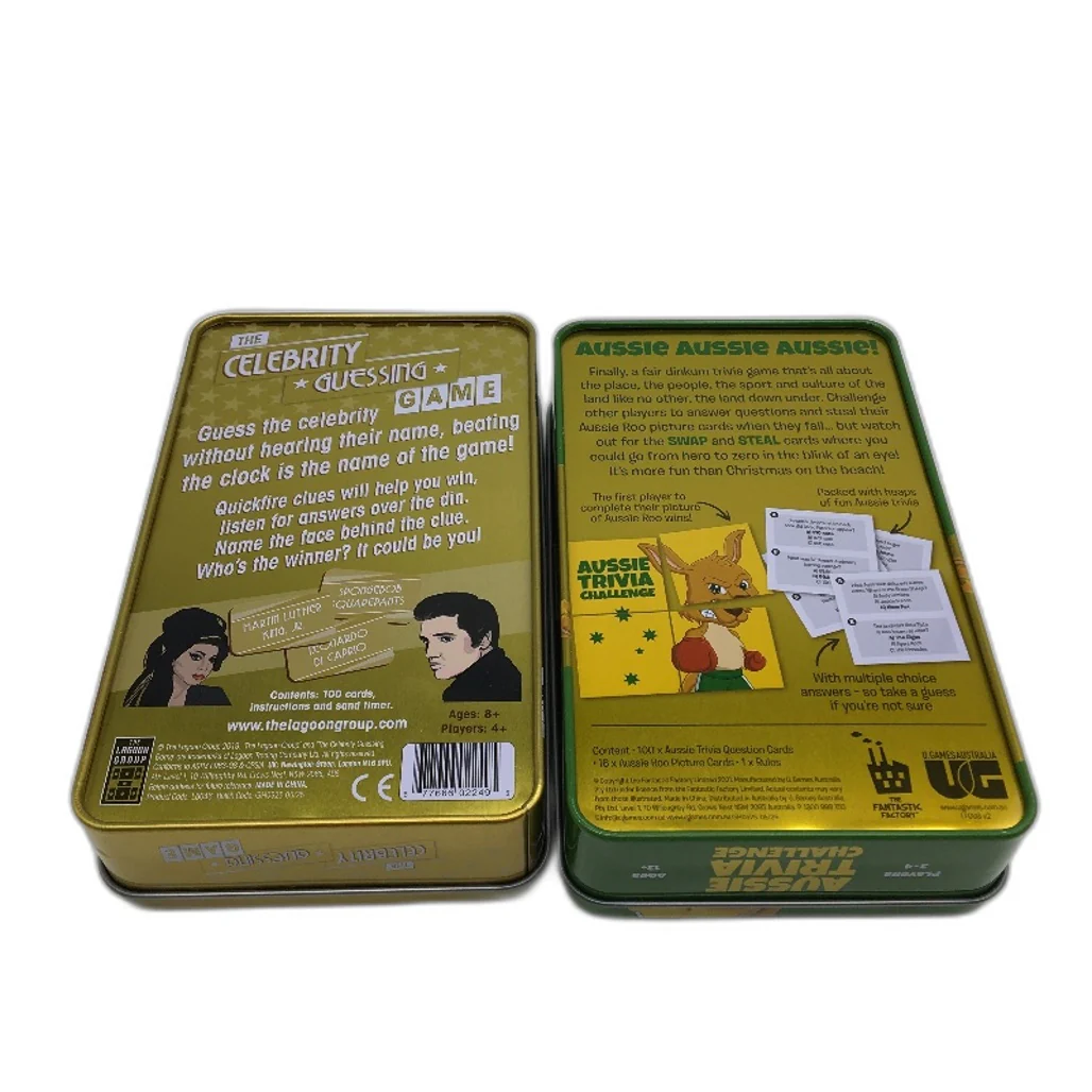 U Games Aussie Trivia and Celebrity Guessing Tin Card Game 2 Pack Bundle NEW - Image 3