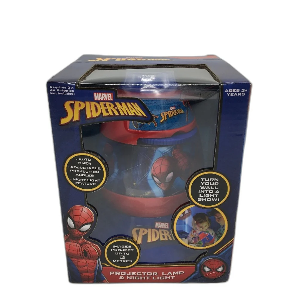 Marvel Spider-Man 3 Pack Basketball Set, Board Game and Night Light NEW - Image 6
