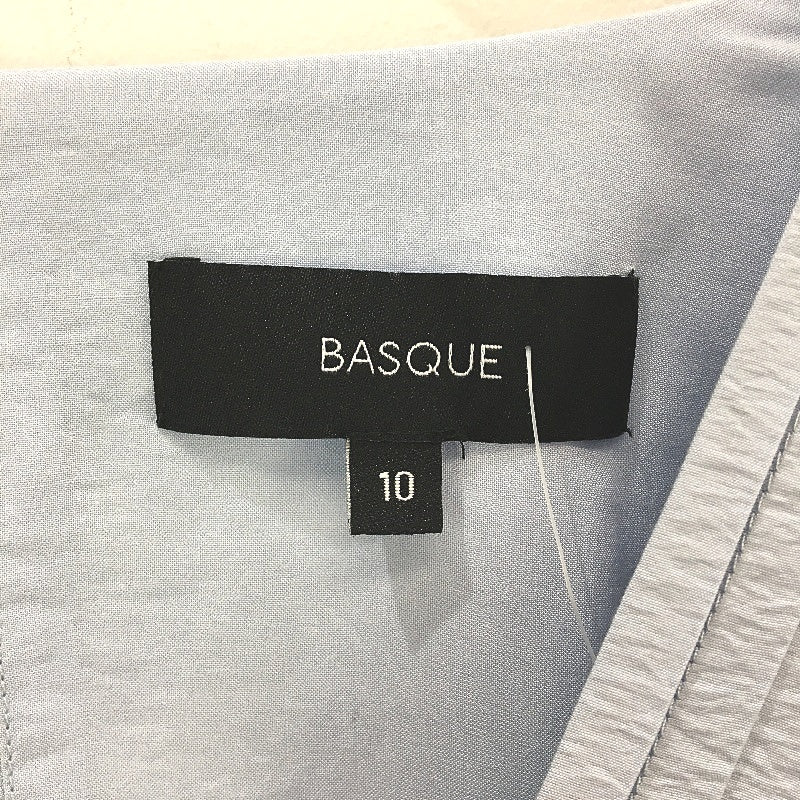 Basque Short Sleeve Pintuck Detail Light Blue Tiered Dress Ladies Size AU 10 NEW - Image 4