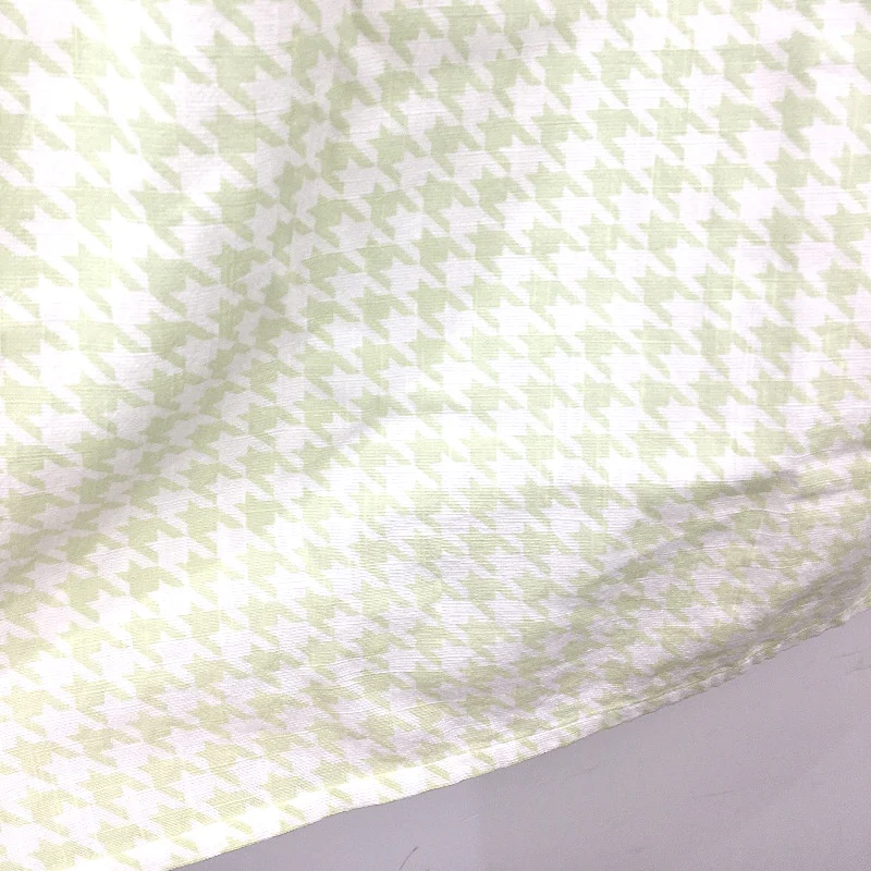 Roxy Shine A Light Green Houndstooth Strappy Mini Dress Ladies Size Medium - Image 4