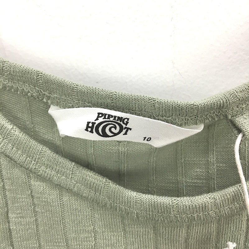 Piping Hot Scoop Stretch Ribbed Muted Green Midi Dress Ladies Size AU 10 NEW - Image 3