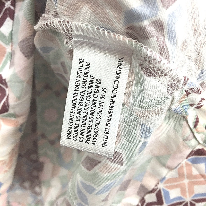Chloe & Lola Pastel Geometric Pattern Midsleeve PJ Set Ladies Size Small NEW - Image 5
