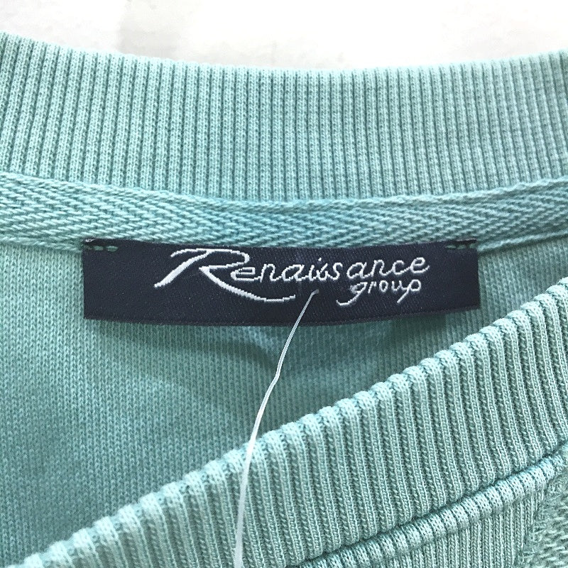 Renaissance Apparel 100% Cotton Mint Green Terry Feel TShirt Mens Size M NEW - Image 3