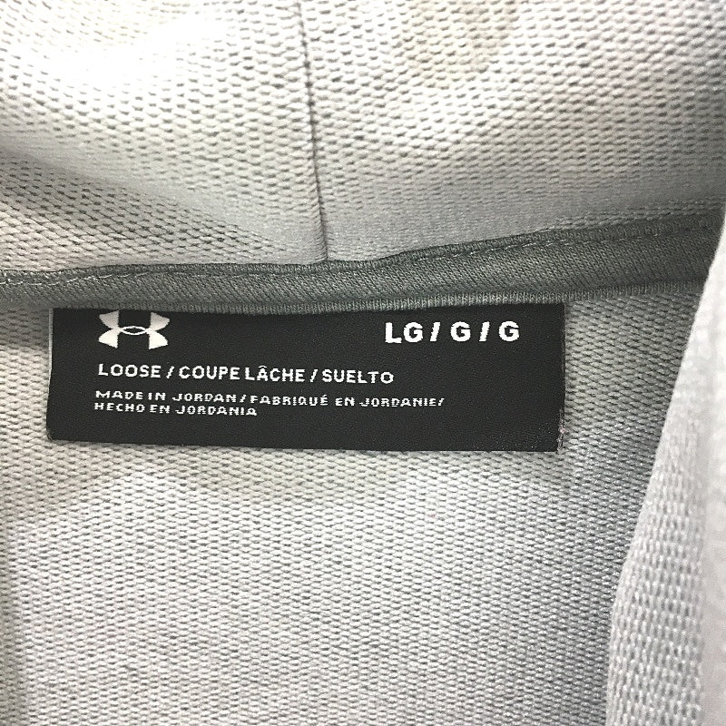 Under Armour Dark Grey Loose Fit Lightweight Sports Scowl Neck Top Ladies Large - Image 3