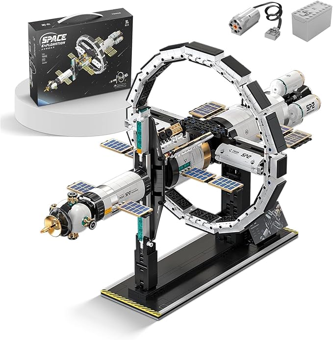 Space Exploration Building Blocks 2221PCS Kit With Electric Gravity Ring NEW