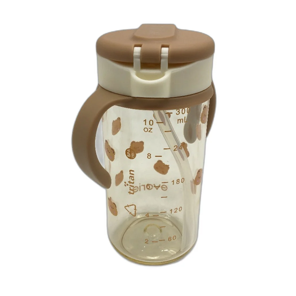 Evorie Tritan 300ML Straw Water Bottle Spill Proof Sippy Cup BPA Free Age 6M NEW - Image 2