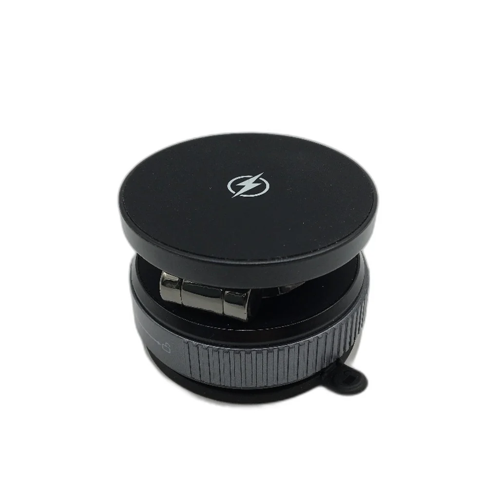 Rotatable Magnetic Phone Wireless Charging Holder Mount Vacuum Suction Cup NEW