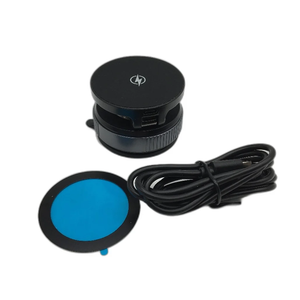Rotatable Magnetic Phone Wireless Charging Holder Mount Vacuum Suction Cup NEW - Image 3