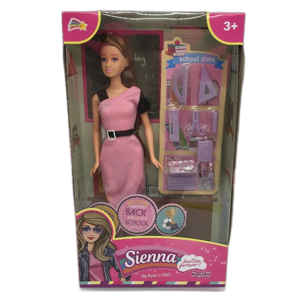 Girls Gift 3PC Bundle Clay Beads Hair Accessories Sienna School Time Doll NEW - Image 5