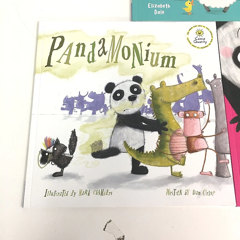 Kids Picture Book 5PC Bundle Animal Storybooks Sheep Panda Bear Stories NEW - Image 6