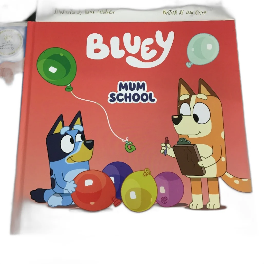 Kids Picture Book 4PC Bundle Animal Storybooks Panda Bear Bluey Stories NEW - Image 2