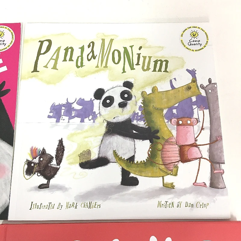 Kids Picture Book 4PC Bundle Animal Storybooks Panda Bear Bluey Stories NEW - Image 5