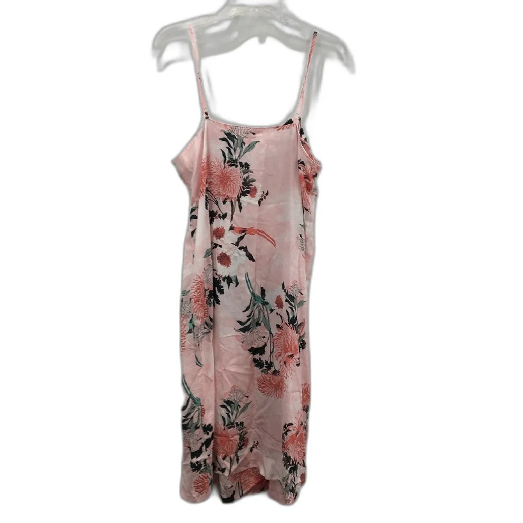 Chloe & Lola Bird on Flowers Print Pink Strappy Nightie Ladies Size Small NEW - Image 2