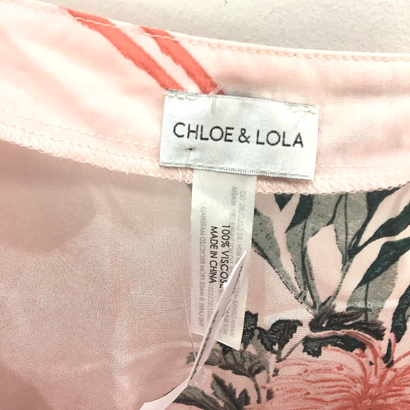 Chloe & Lola Bird on Flowers Print Pink Strappy Nightie Ladies Size Small NEW - Image 3