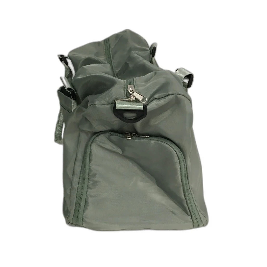 HongFu Pastel Green Medium Capacity Sports Gym Travel Duffel Bag 18x19x12" NEW - Image 4