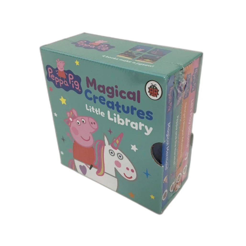 Kids Picture Book 4PC Bundle Storybooks Animals Activity Monkey Peppa Pig NEW - Image 2