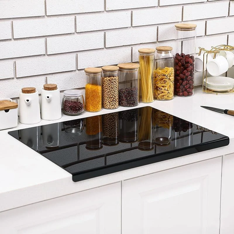 Generic Large Acrylic Cutting Board with Counter Lip for Cooking Online... - Image 2