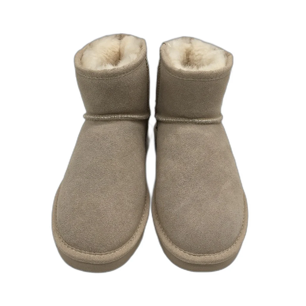 GROSBY Jillaroo UGG Boots Genuine Sheepskin Suede Beige Womens Size 5 NEW - Image 2