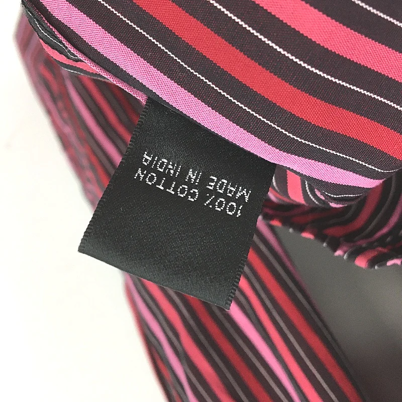 Scandale Slim Italian 100% Cotton Pink & Red Stripe L/Sleeve Shirt Mens Size XL - Image 4