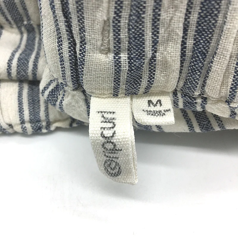 Rip Curl 100% Cotton Navy Stripe Drawstring Waist Summer Shorts Ladies Size M - Image 3