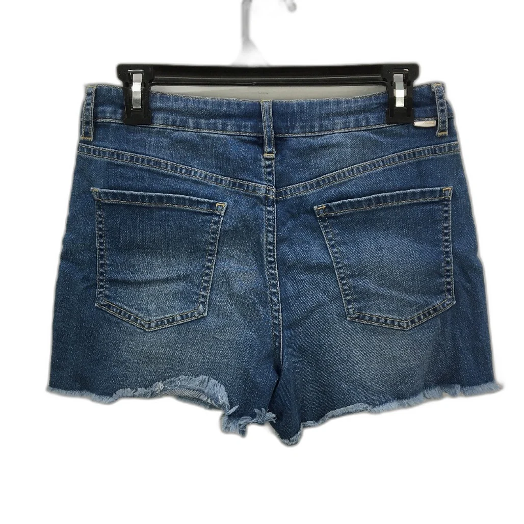RIDERS by Lee Raw Hem 100% Cotton Blue Denim Cheeky Shorts Ladies Size 10 - Image 2