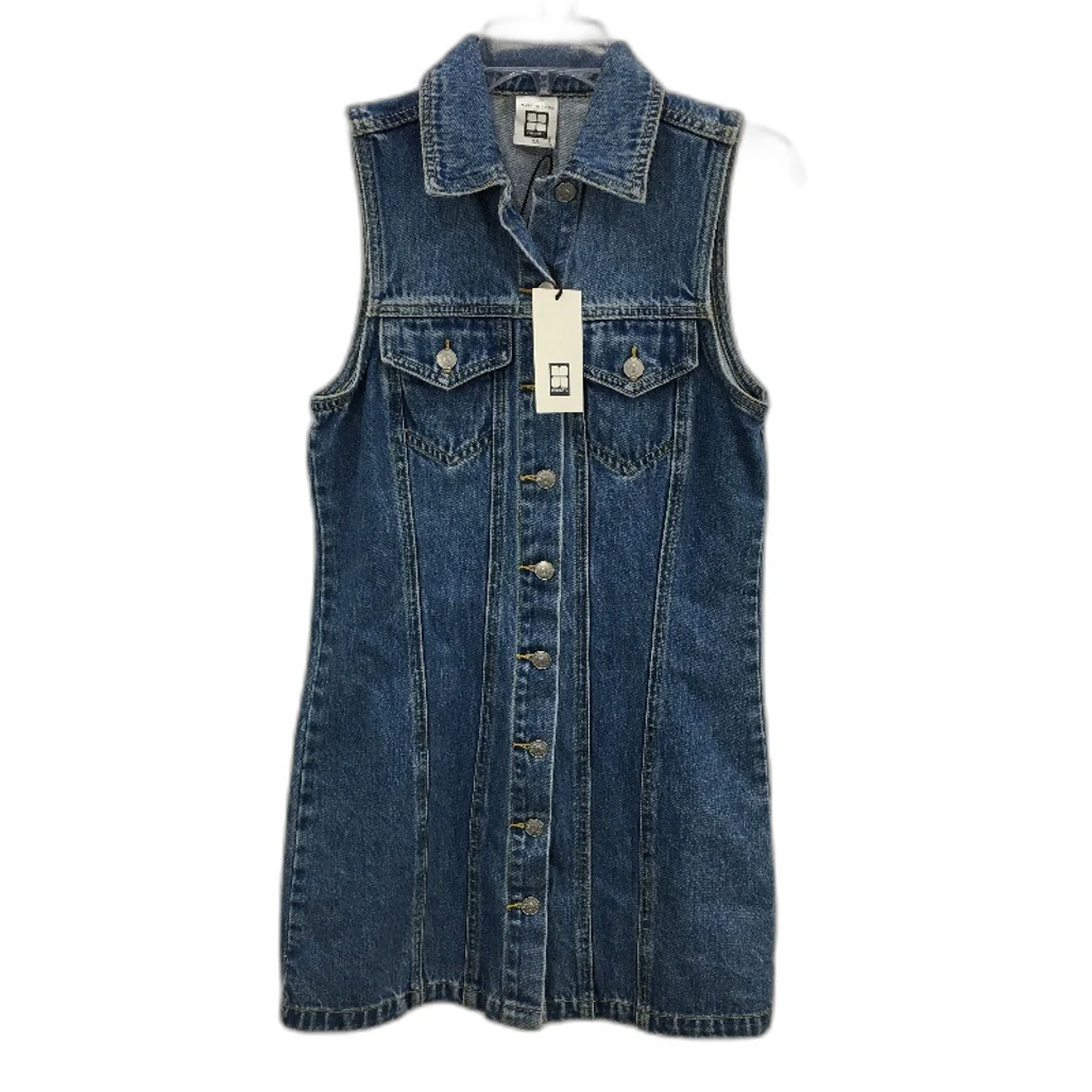 Insight Vienna Sleeveless Blue Denim Mid 90s Style Dress Ladies Size XS NEW