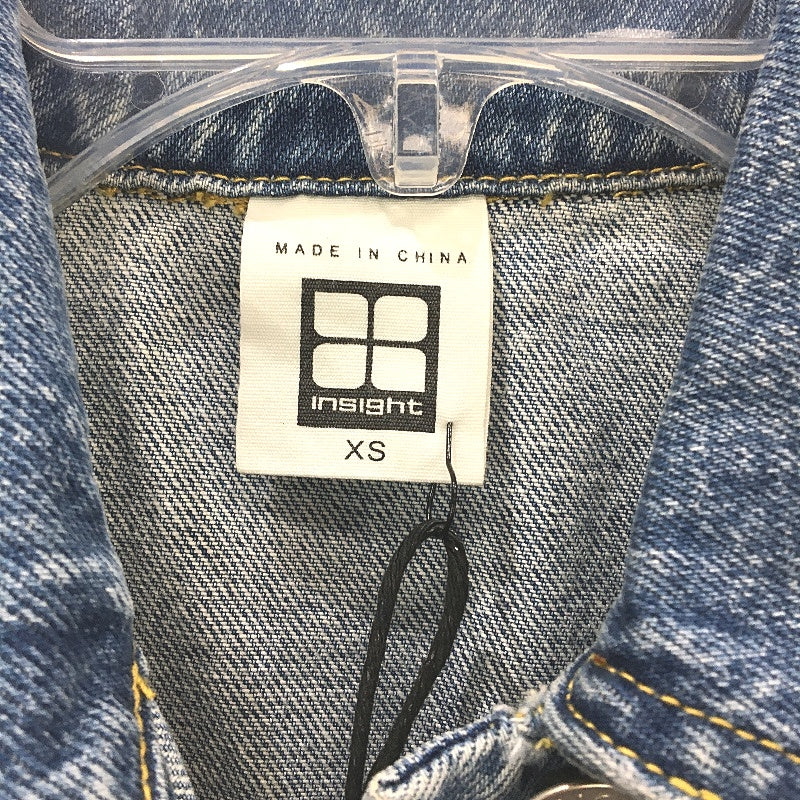 Insight Vienna Sleeveless Blue Denim Mid 90s Style Dress Ladies Size XS NEW - Image 3