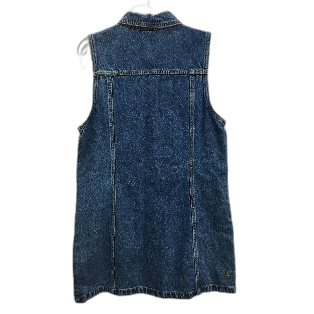 Insight Vienna Sleeveless Blue Denim Mid 90s Style Dress Ladies Size Large NEW - Image 2