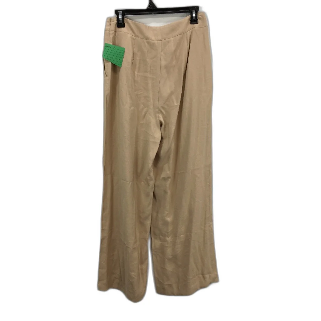 Tokito Myer Sample Sand Tan Viscose Blend Soft Wide Leg Pants Ladies Size 10 NEW - Image 2