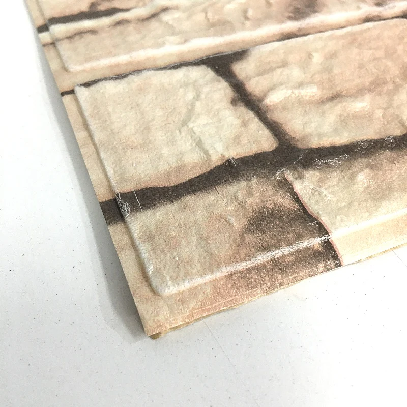 20 Pieces 3D Wall Panels Peel And Stick Brick Wallpaper Self-Adhesive NEW - Image 3