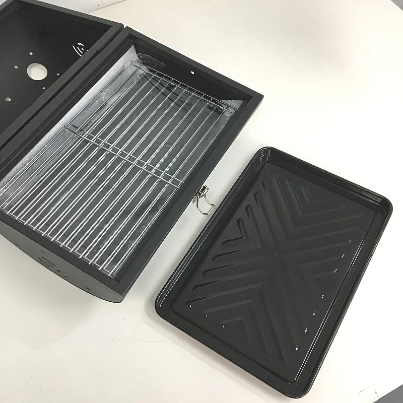 Portable Small Charcoal Grill TKL-01 34x22cm Picnic Camping Black NEW - Image 3