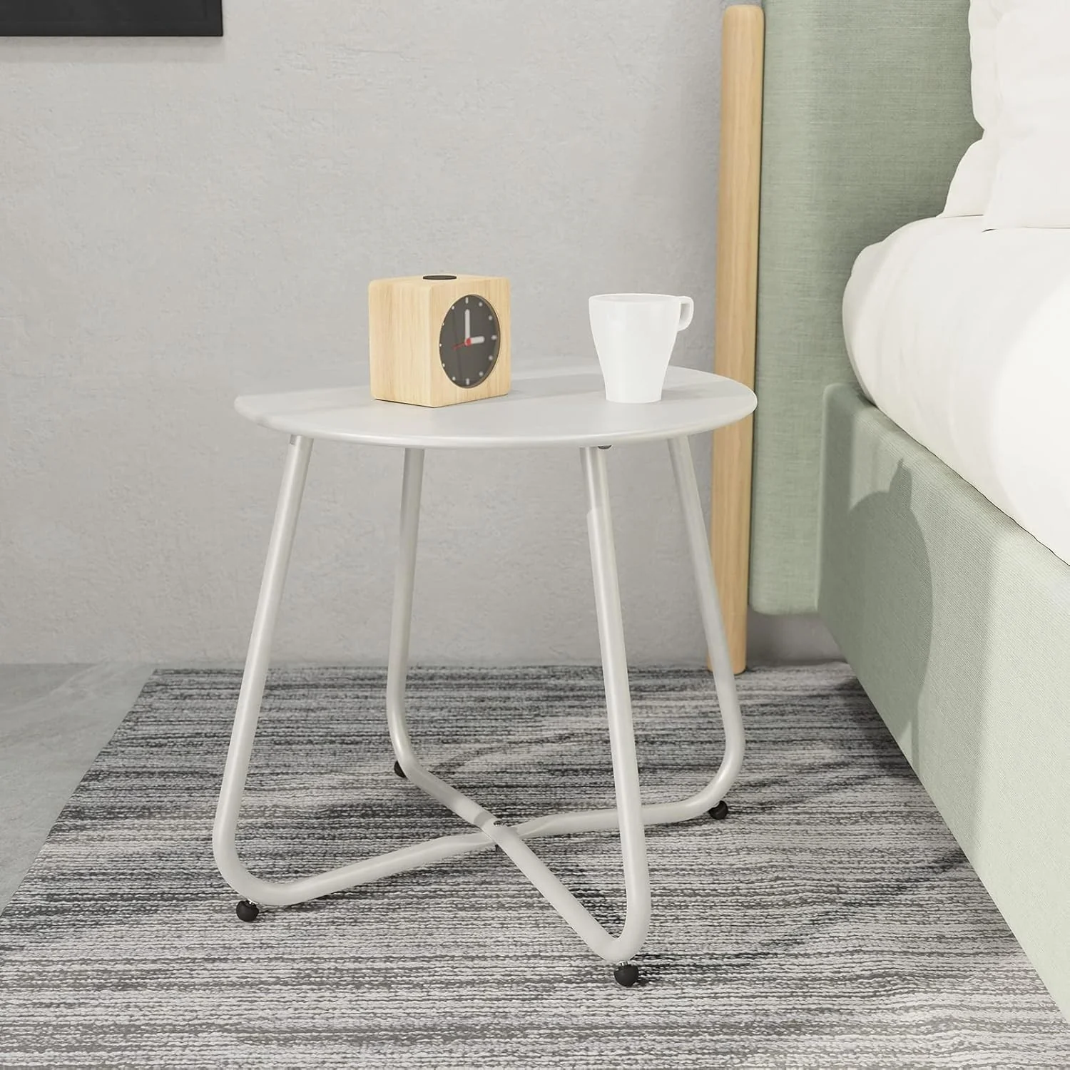 Grand Patio 18-Inch Round Outdoor Side Table for Bistro Balcony Australia DEMO - Image 2