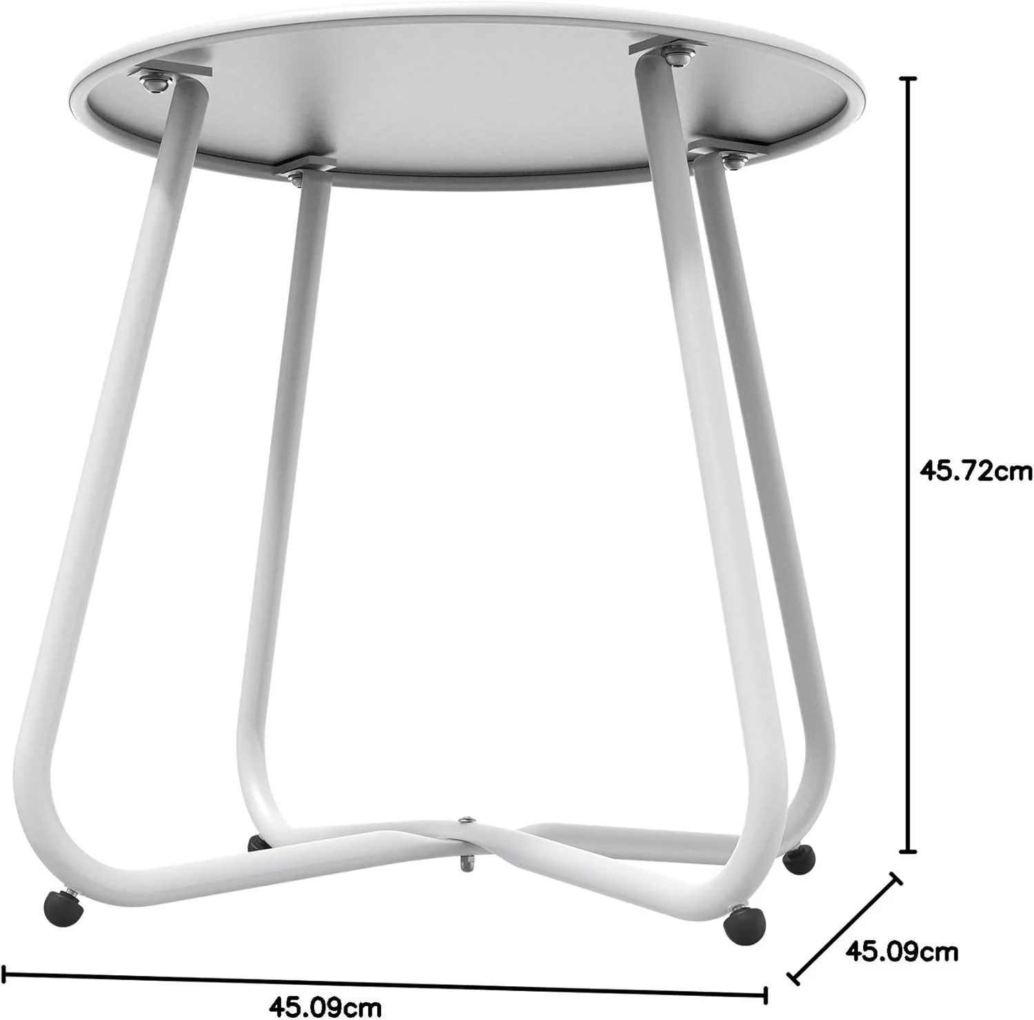 Grand Patio 18-Inch Round Outdoor Side Table for Bistro Balcony Australia DEMO - Image 3