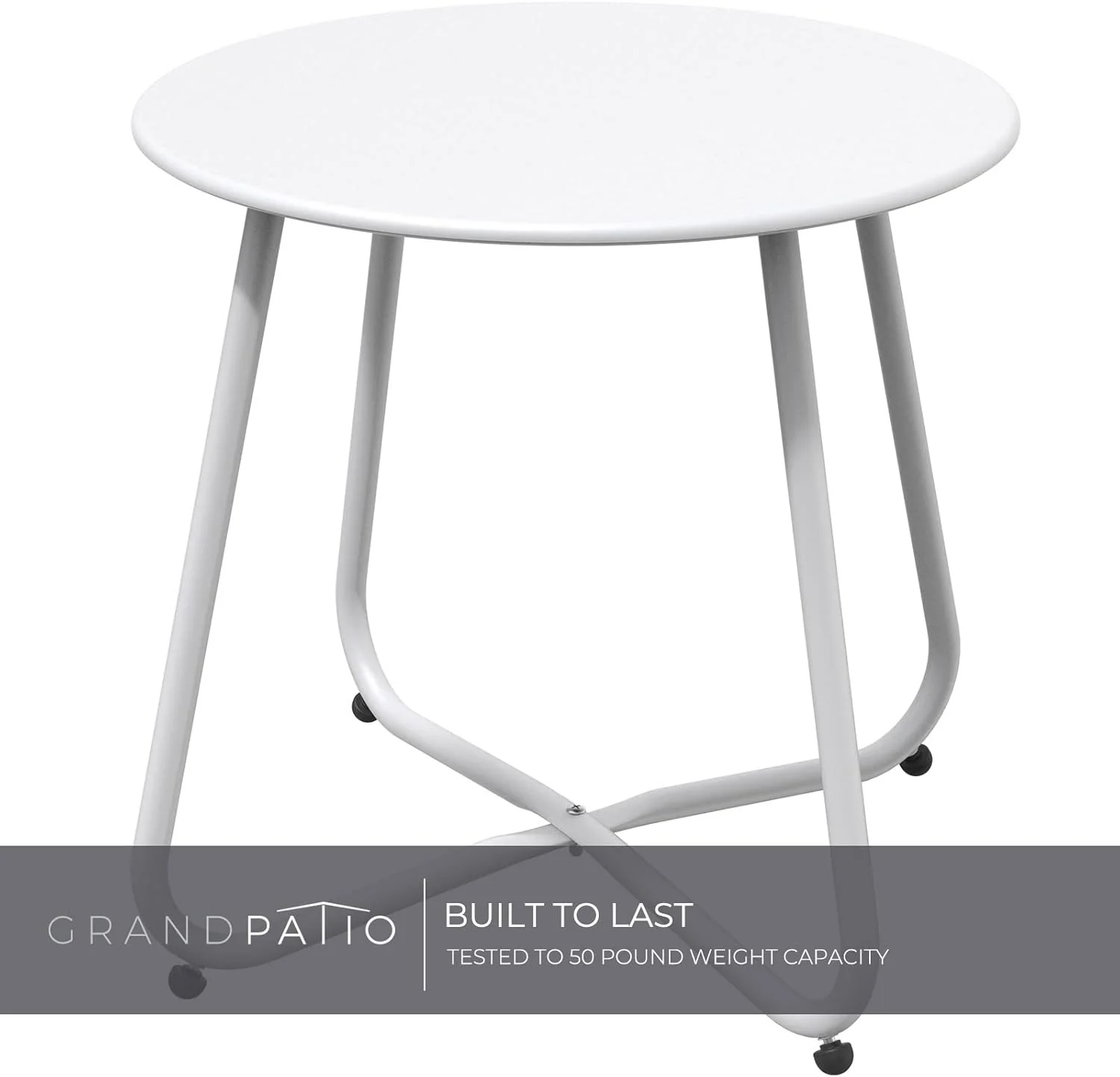 Grand Patio 18-Inch Round Outdoor Side Table for Bistro Balcony Australia DEMO - Image 6