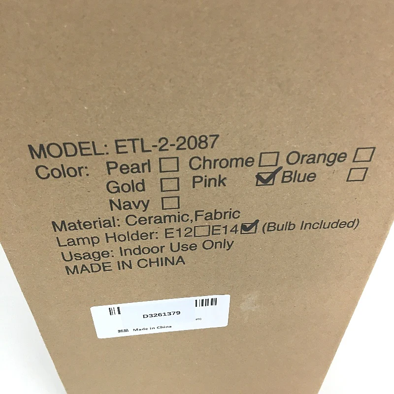 EOEYYOYB Set of 2 Glazed Ceramic Bulldog Linen Shade Table Lamp in Pink NEW - Image 5