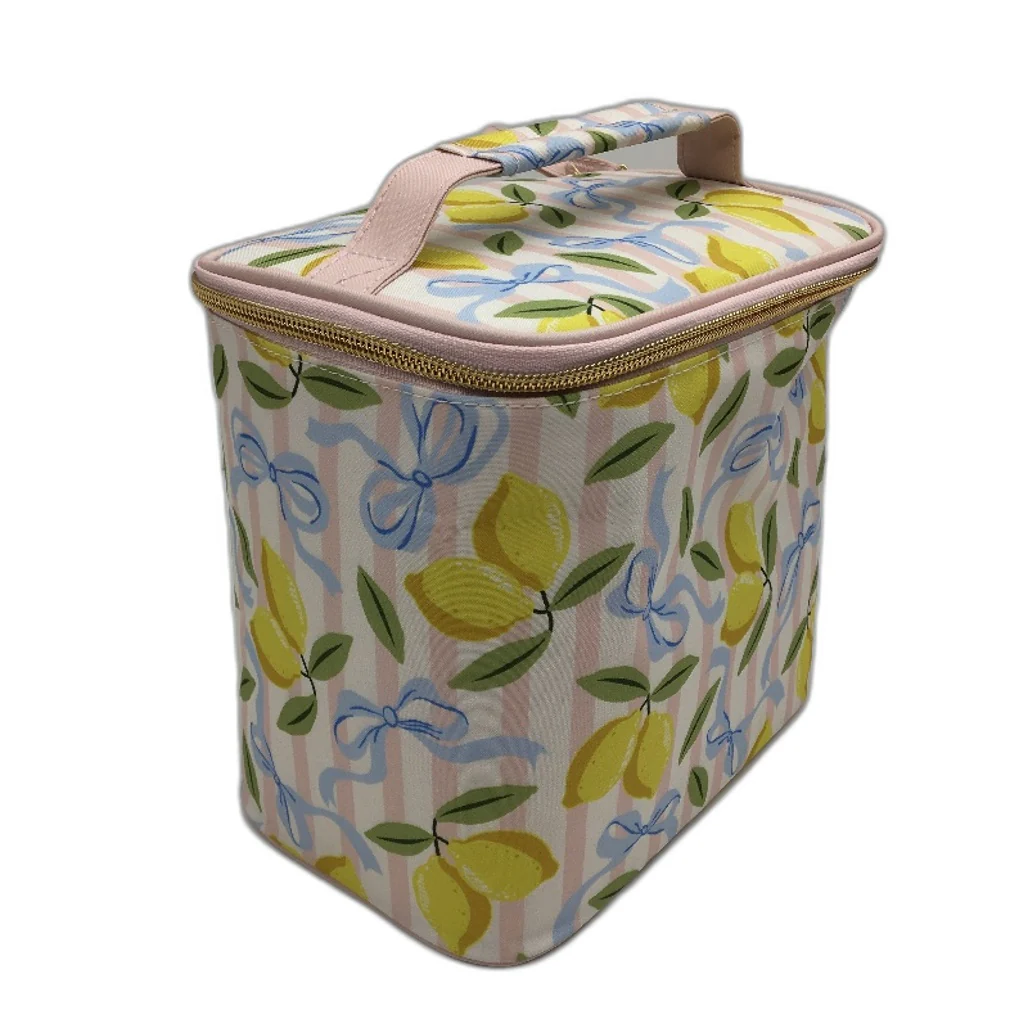 Lemon Bow 1.18L Jumbo Tumbler with Handle and Insulated Lunch Bag Bundle NEW - Image 5