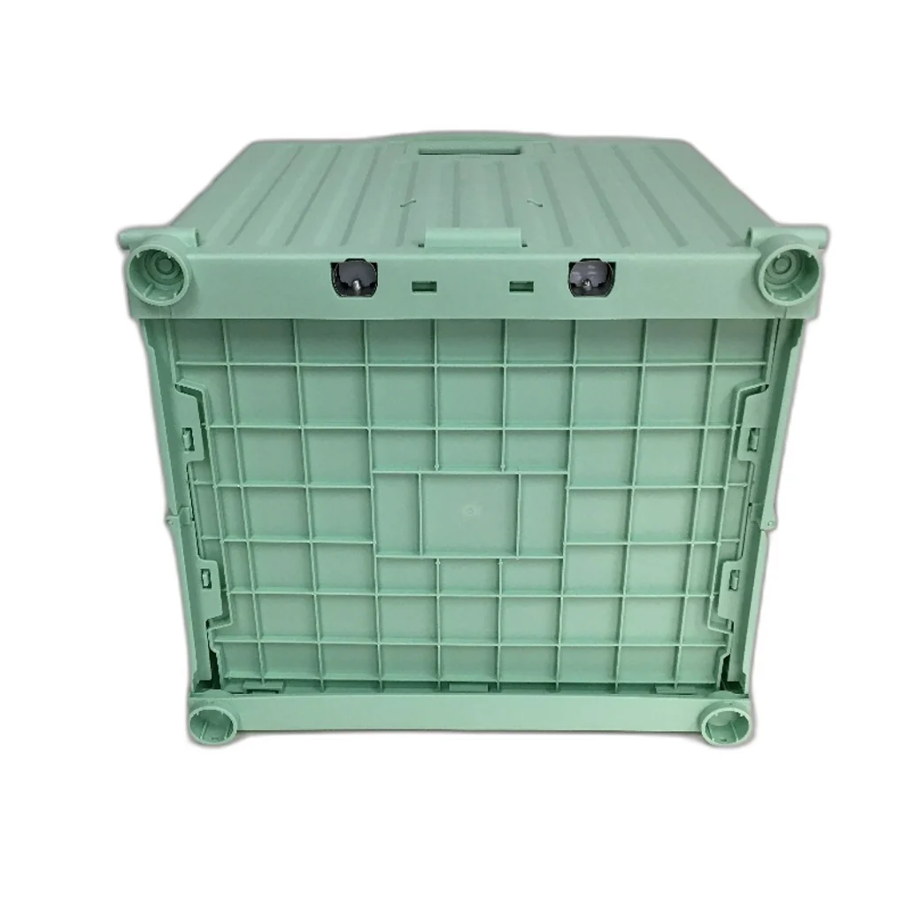 Foldable Portable Grocery Shopping Storage Cart Mint Green 35x45x35cm NEW - Image 4