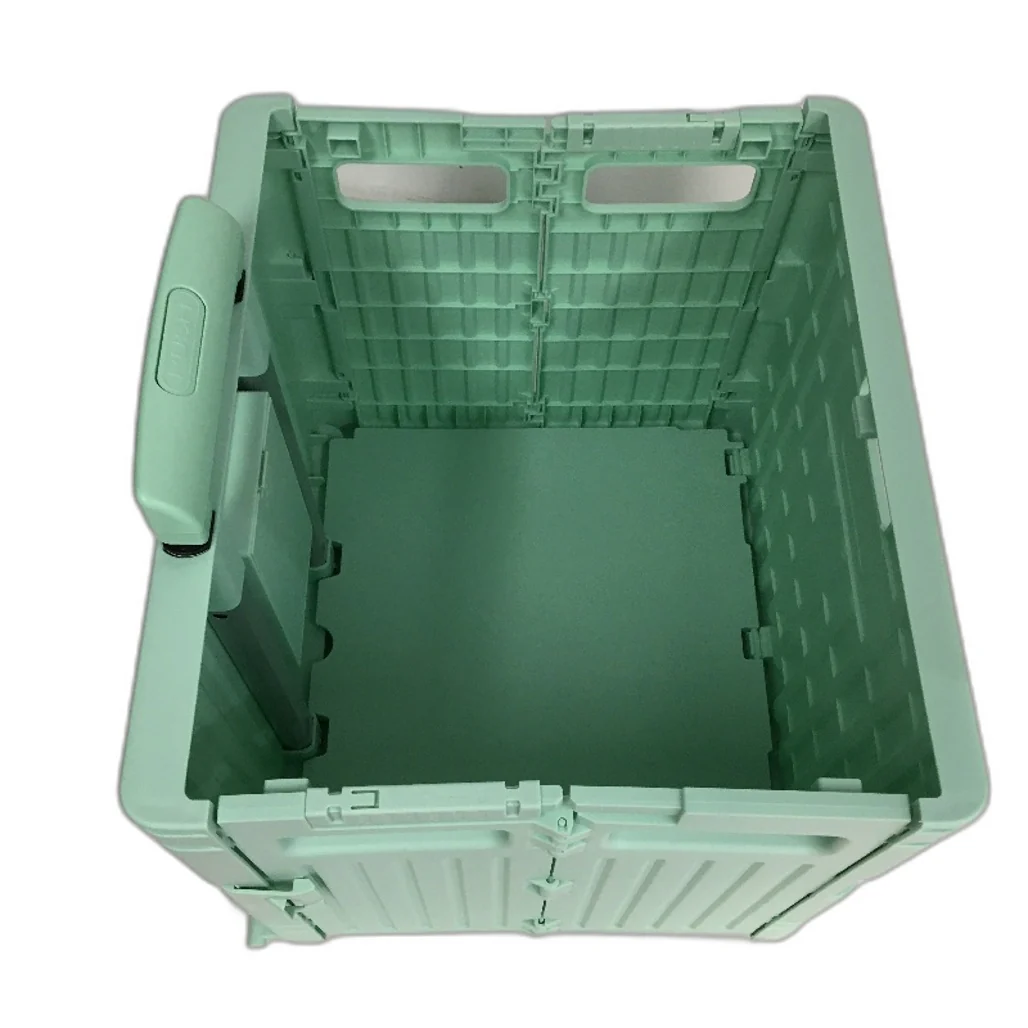 Foldable Portable Grocery Shopping Storage Cart Mint Green 35x45x35cm NEW - Image 5