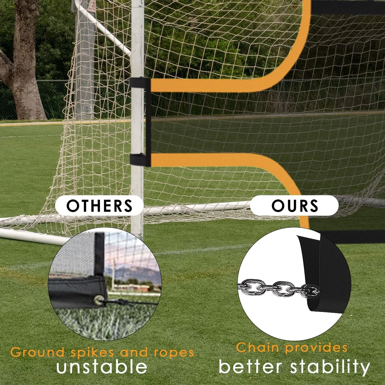 MR Soccer Goal Target Sheet for Professional Shooting Practice Aid 24'x8' AU - Image 6