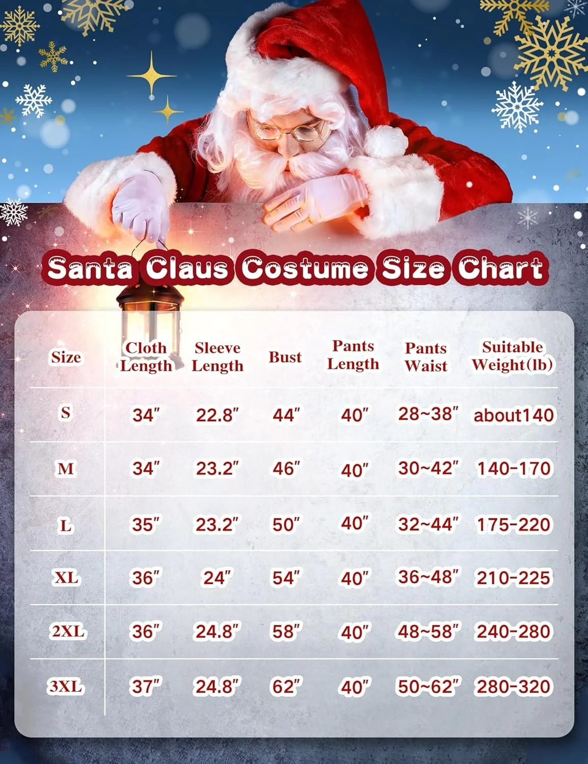 Boveco Deluxe Santa Claus Costume Men Large 11 Pc Velvet Outfit Online Australia - Image 6