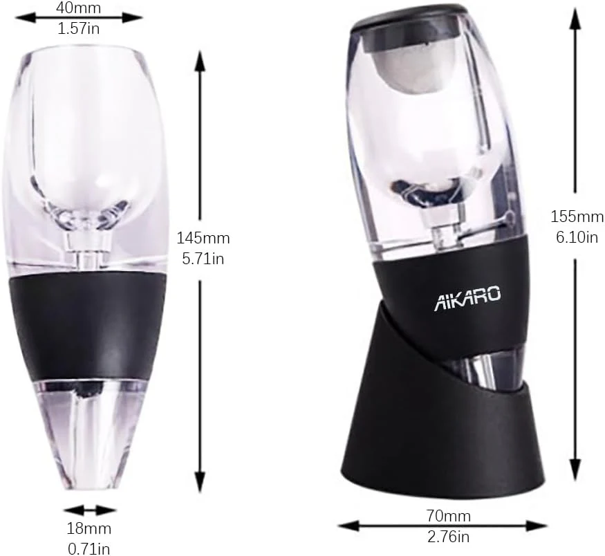 AIKARO Wine Aerator and Decanter with Filter Base for Red - Image 6