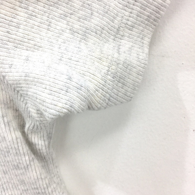 Seed Heritage Cream Grey Fleck Ribbed Basic Cotton T-Shirt Ladies Size Small - Image 3