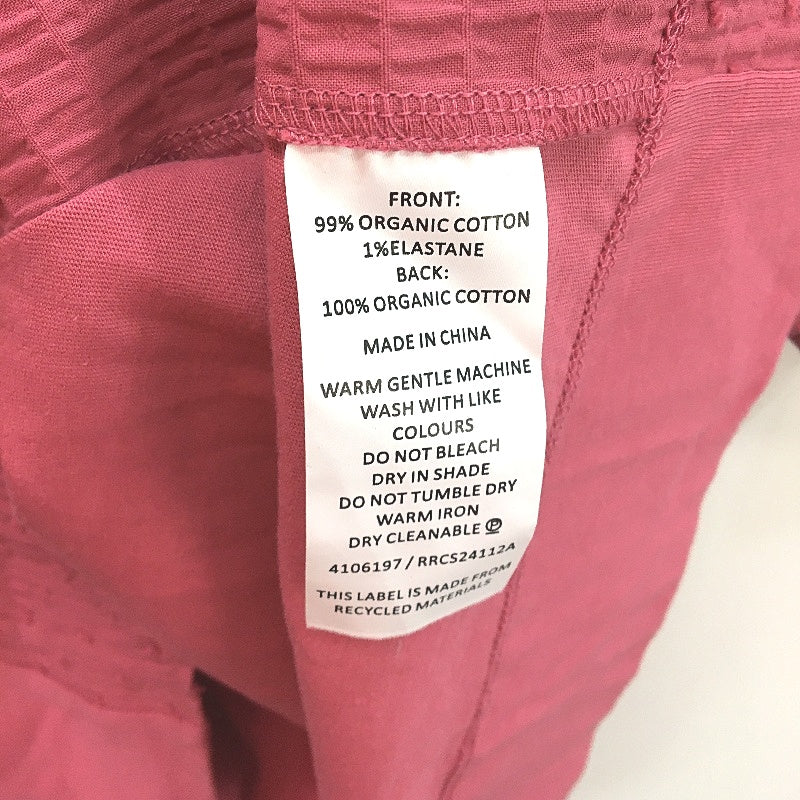 Regatta Curve Pink Textured Organic Cotton Short Sleeve Shirt Ladies Size 20 NEW - Image 5