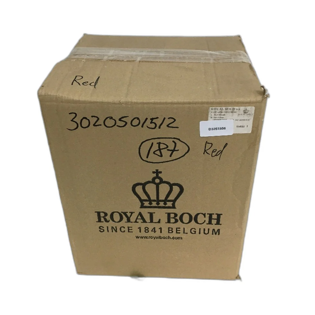 Royal Boch Belgium Large Red Fast Effection Bear Porcelain Figurine 27cm NEW - Image 4