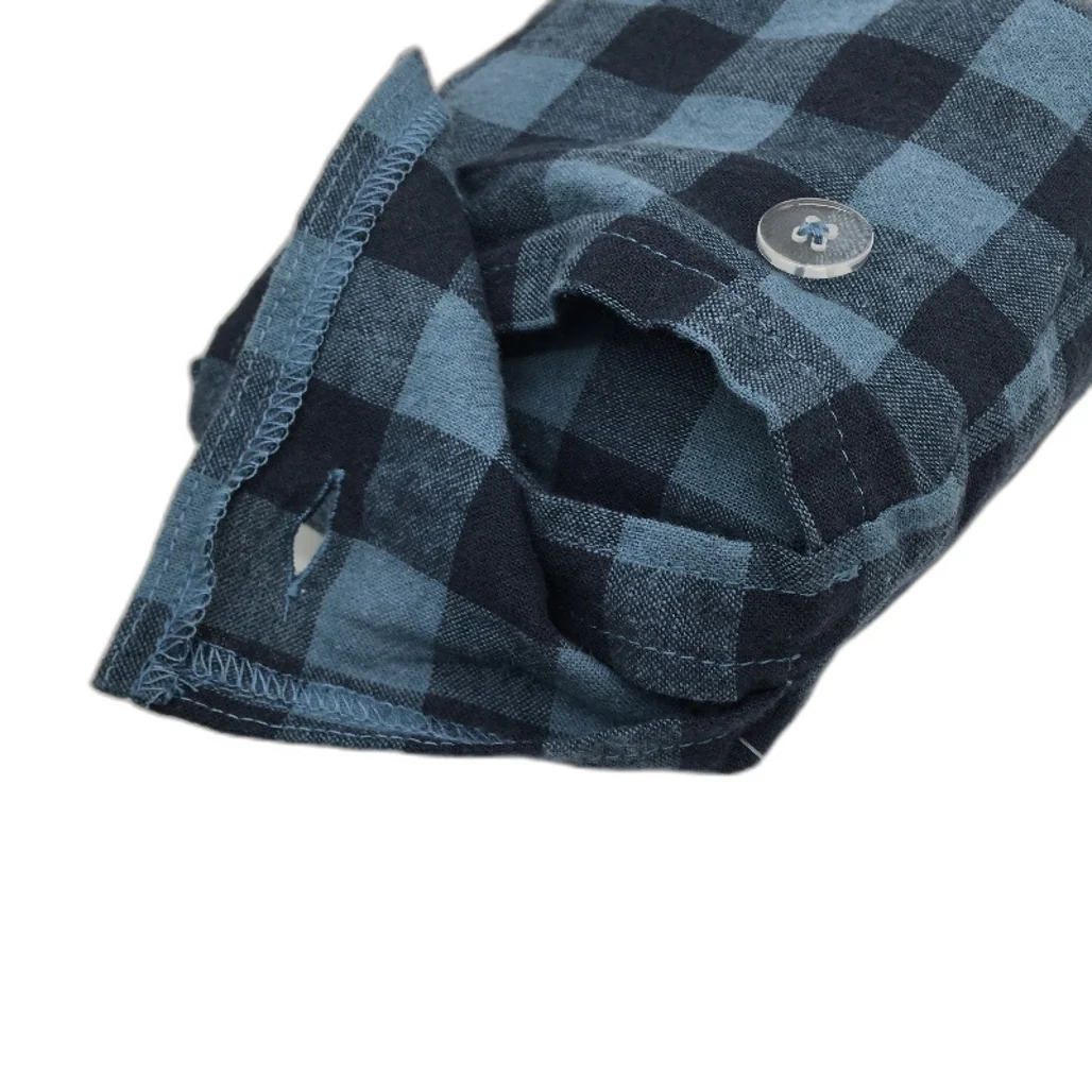 Target 2 Piece Darby Blue Gingham Linen Cotton Blend European Pillowcases NEW - Image 4