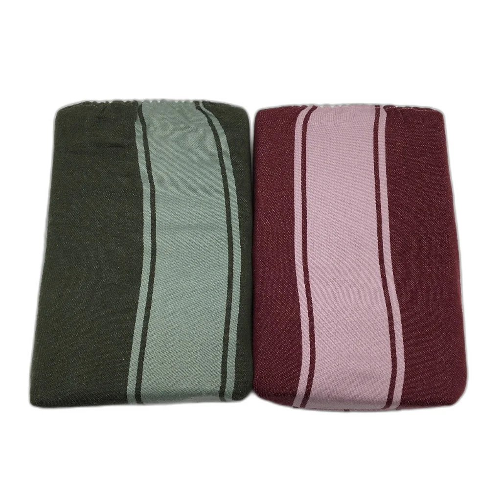 2 Piece Merlot Red and Forest Green European Square Pillowcases 65x65cm NEW - Image 2