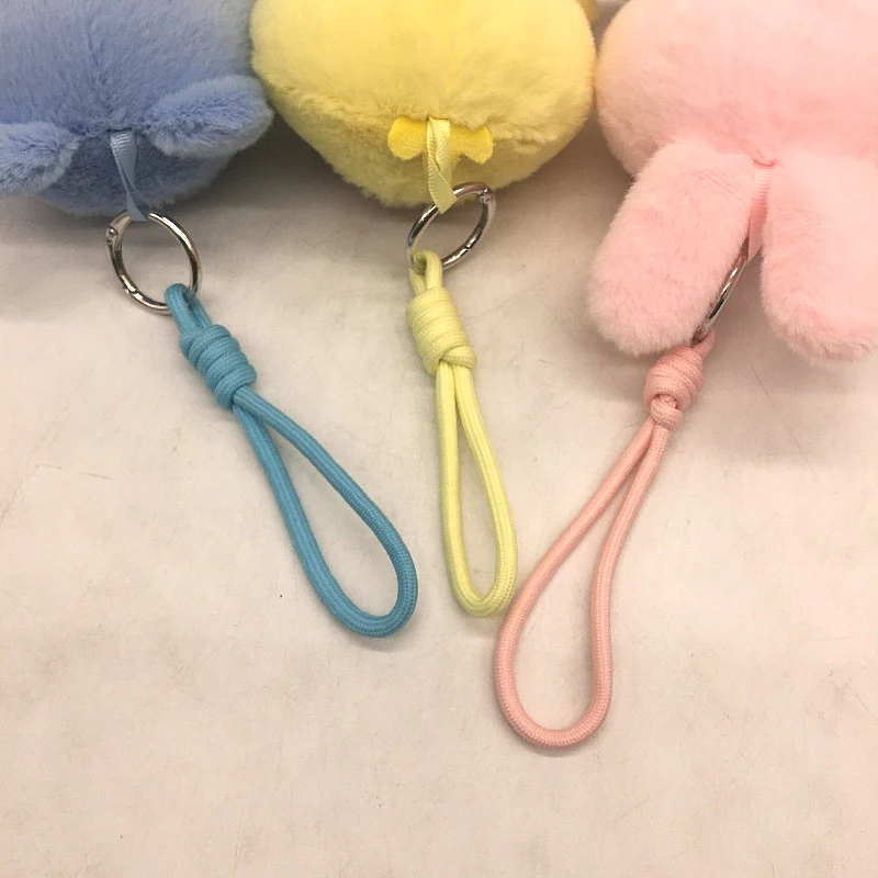 3 Pack Bundle Mini Girl In Cute Costume Plush Toy Key Chain Pink/Yellow/Blue NEW - Image 3