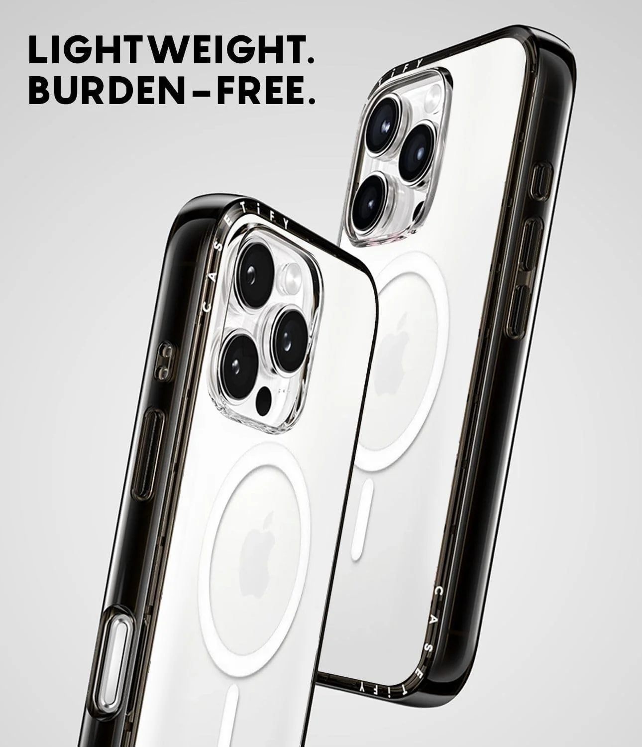 CASETiFY Compact iPhone 16 Case with Military Grade Protection - Clear Black - Image 5
